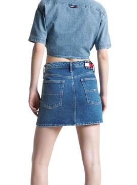 Jupe Tommy Jeans Mini Izzie Denim pour Femme