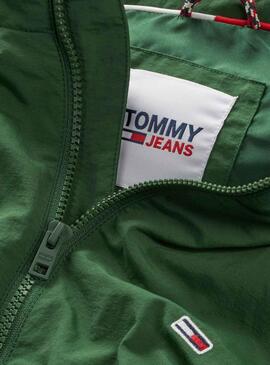 Veste Tommy Jeans Essential Vert pour Homme