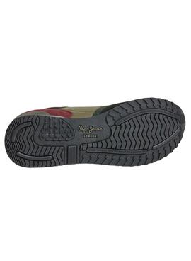 Baskets Pepe Jeans London Forest Vert Homme
