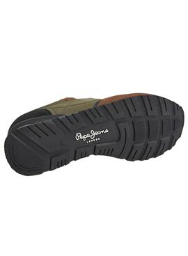 Baskets Pepe Jeans Print Brun pour Homme