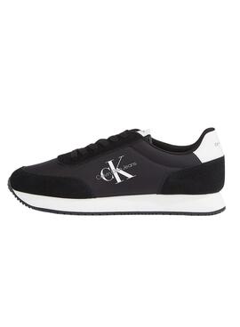 Baskets Calvin Klein Retro Coureur Noire Homme