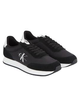 Baskets Calvin Klein Retro Coureur Noire Homme
