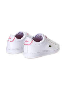 Basket lacoste cheap fille rose