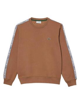 Sweat Lacoste Classic Fit Brun pour Homme