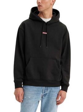 Sweat Levis Relaxed Baby Noire pour Homme