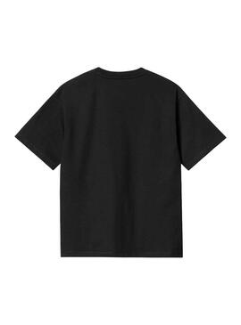 T-Shirt Carhartt American Script Noire pour Femme