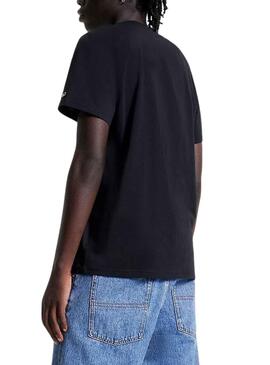 T-Shirt Tommy Jeans Entry Concert Noire Homme