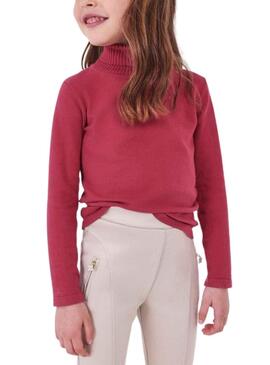 Pull Mayoral Cisne Tricot Rose pour Fille