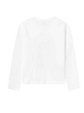 T-Shirt Mayoral Photographique Blanc pour Fille