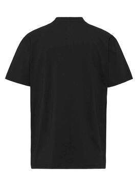 T-Shirt Tommy Jeans Small Flag Noire Homme