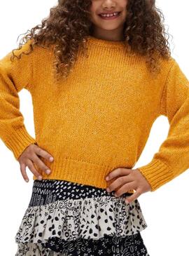 Pull Mayoral Fantaisie Jaune pour Fille