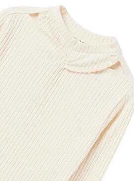 Pull Mayoral Canal Cut Out Beige pour Fille