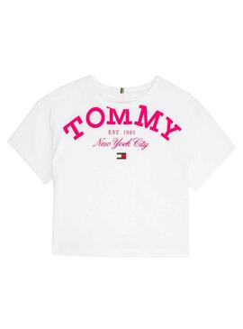 T-Shirt Tommy Hilfiger Logo Tee Blanc pour Garçon