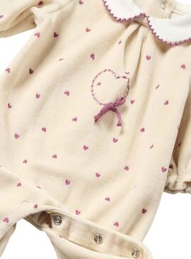 Set 2 Barboteuses Mayoral Tundosado Beige Bébé