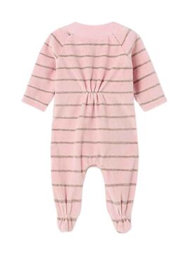 Set 2 Barboteuses Mayoral Tundosado Rose pour Bébé