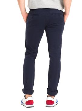 Pantalons Tommy Jeans Chino Slim Marin Homme