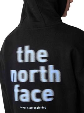 Sweat The North Face Graphic Hoodie Noire Fille