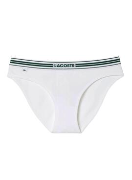 Braguita Lacoste Heritage Culotte Blanc Femme