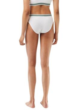 Braguita Lacoste Heritage Culotte Blanc Femme