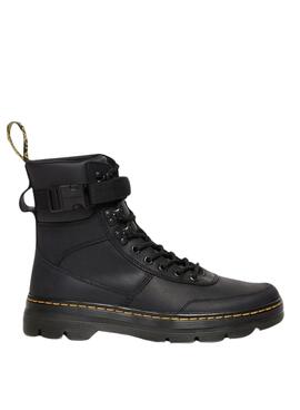 Bootss Dr Martens Combs Tech Cuir Noire pour Homme