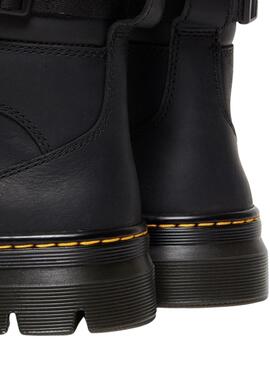 Bootss Dr Martens Combs Tech Cuir Noire pour Homme