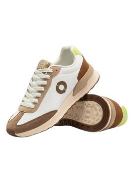 Baskets Ecoalf Prince Brun pour Femme