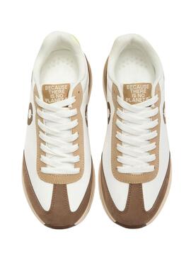 Baskets Ecoalf Prince Brun pour Femme