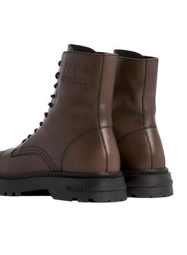 Bootss Tommy Jeans Botte décontractée Brun pour Homme