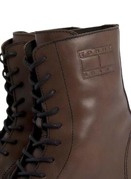 Bootss Tommy Jeans Botte décontractée Brun pour Homme