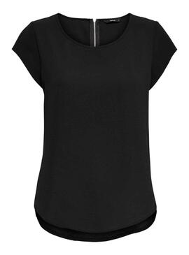 T-Shirt Only Vic Solid Noire pour Femme