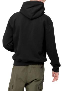 Sweat Carhartt Hooded Noire pour Homme