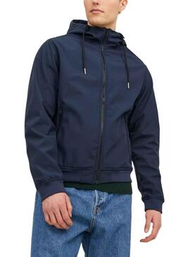 Veste Jack & Jones Softshell Bleu Marine Homme
