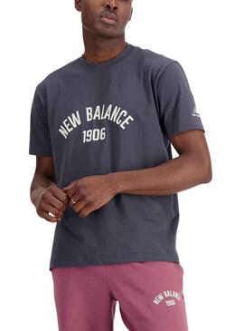 T-Shirt New Balance Essvartee Gris pour Homme