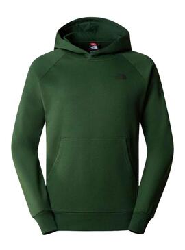 Sweat The North Face Rouge Box Vert Homme