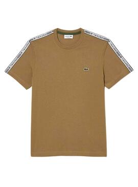 T-Shirt Lacoste Tee Shirt Brun pour Homme