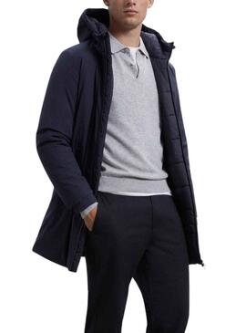 Veste Ecoalf Pasu Bleu Marine pour Homme