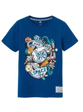 T-Shirt Name It Nadiza Bleu pour Garçon