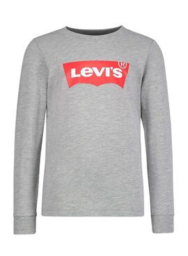 T-Shirt Levis Batwing M/L Gris pour Garçon