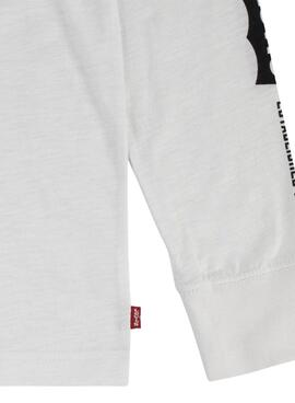 T-Shirt Levis 3Peat Photoreal Blanc pour Garçon