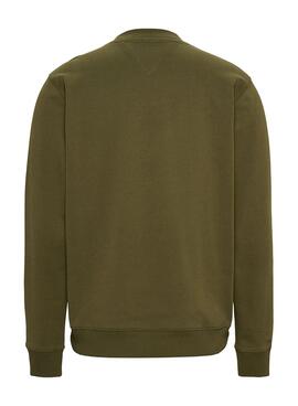Sweat Tommy Jeans Entry Graphic Vert Homme