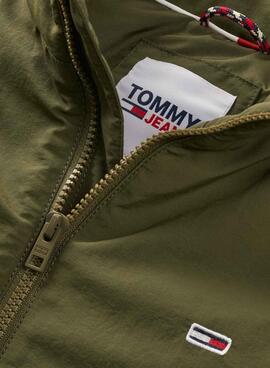 Veste Tommy Jeans Essential Padded Vert Homme