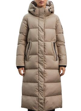 Veste Ecoalf Robson Brun pour Femme