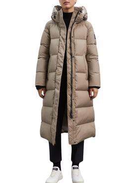 Veste Ecoalf Robson Brun pour Femme