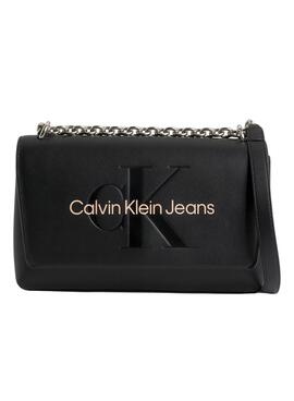 Sac à main Calvin Klein Jeans Sculpted Noire Femme
