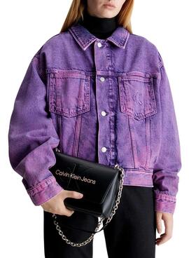 Sac à main Calvin Klein Jeans Sculpted Noire Femme