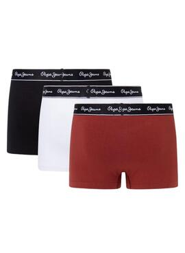 Pack 3 Boxers Pepe Jeans Solid Multi pour Homme