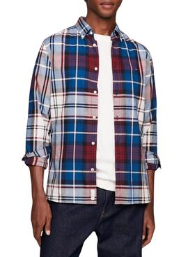 Chemise Tommy Hilfiger Oxford Tartan Multi Homme