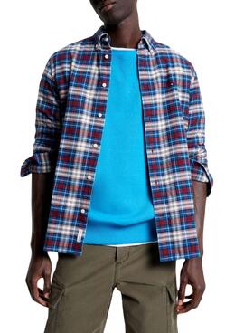 Chemise Tommy Hilfiger Brushed Tartan Multi Homme