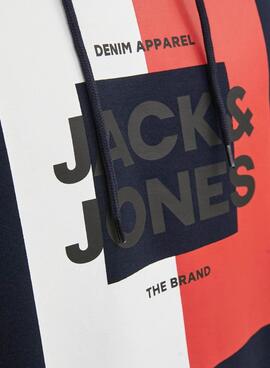 Sweat Jack & Jones Oscar Bleu Marine pour Homme