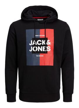 Sweat Jack & Jones Oscar Noire pour Homme